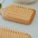 bamboo straight tip pin hairbrush