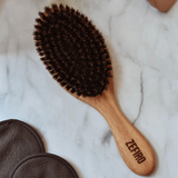 bamboo hair brush soft boar hair bristle