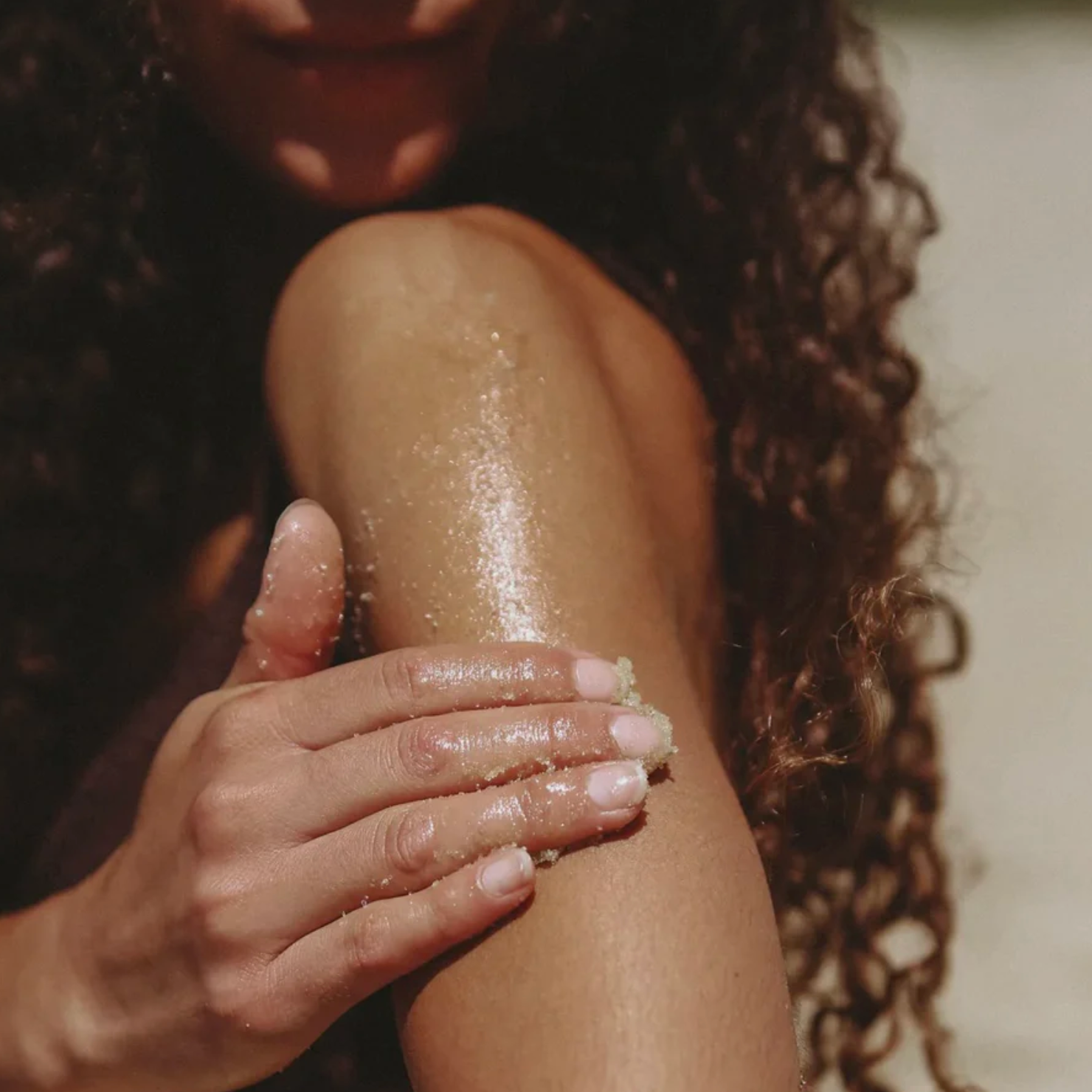 sea salt body scrub ⋙ green tea + eucalyptus