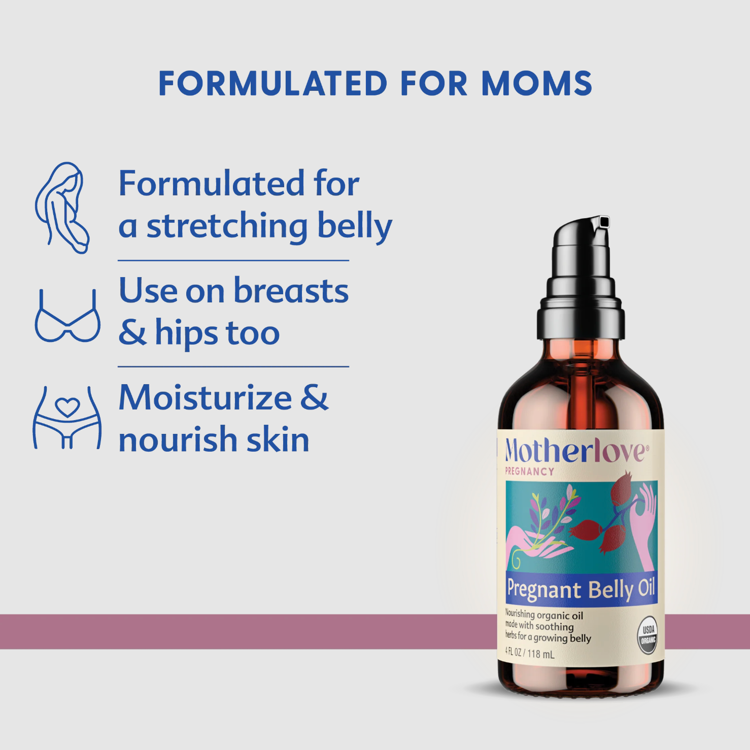 pregnant belly oil