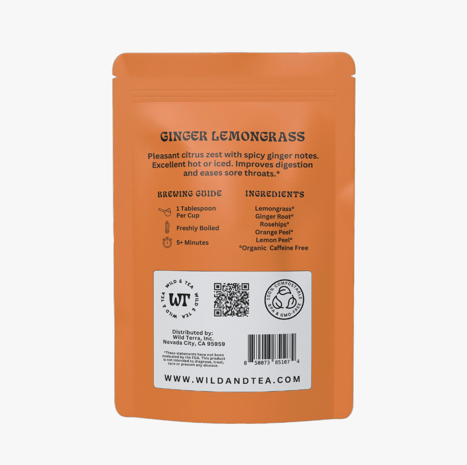 ginger lemongrass herbal loose tea