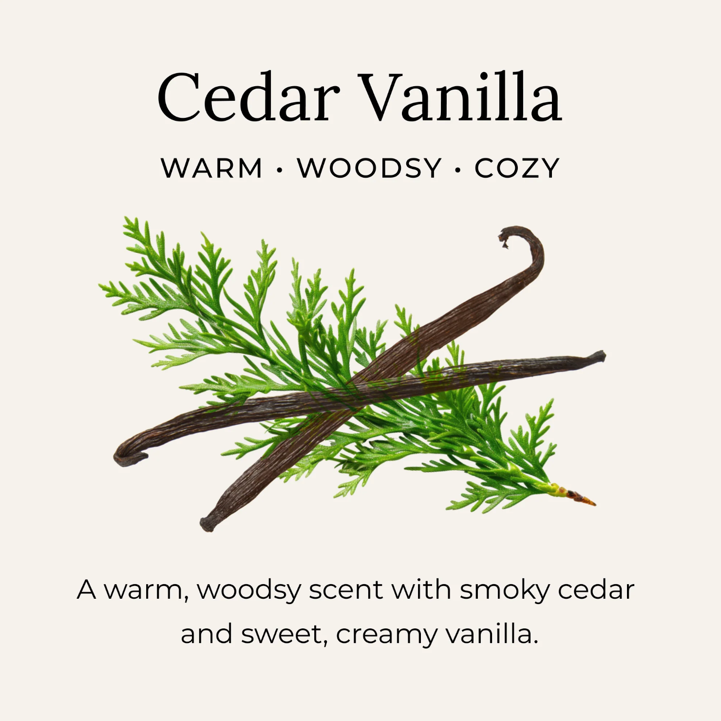 cedar vanilla deodorant cream