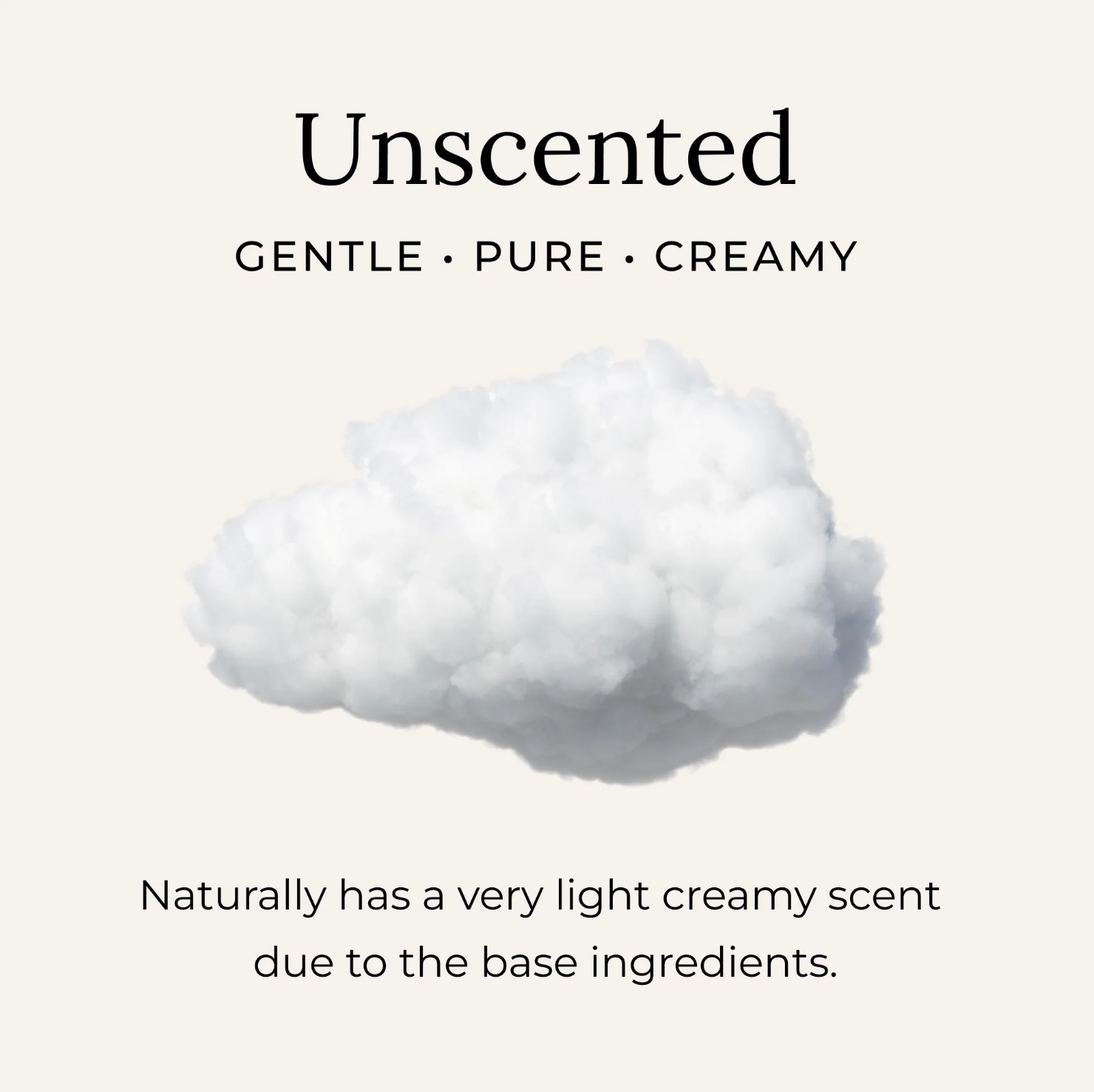 unscented deodorant cream