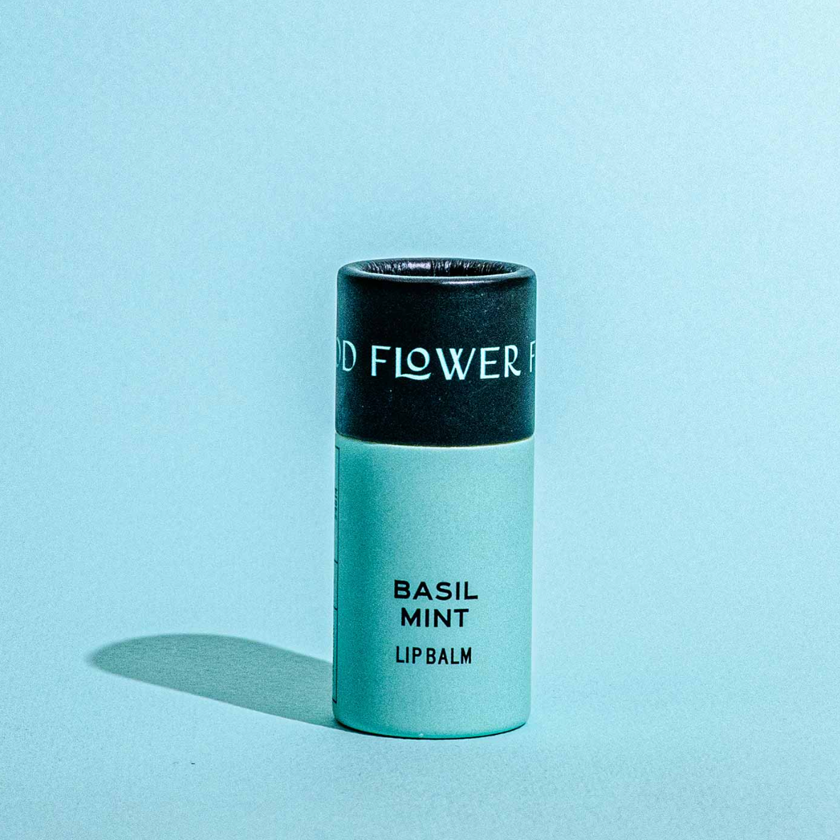 basil mint organic lip balm