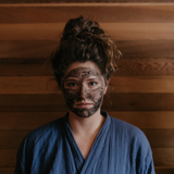 charcoal + clay botanical face mask