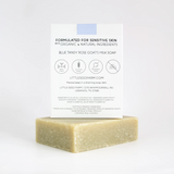 blue tansy rose bar soap