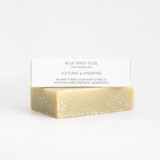 blue tansy rose bar soap