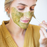 matcha lavender botanical face mask