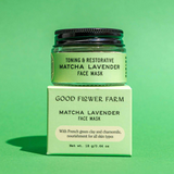 matcha lavender botanical face mask