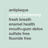 fluoride free toothpaste ⋙ herbal citrus + peppermint