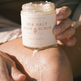 sea salt body scrub ⋙ palo santo