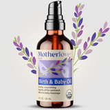 birth + baby oil