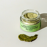matcha lavender botanical face mask